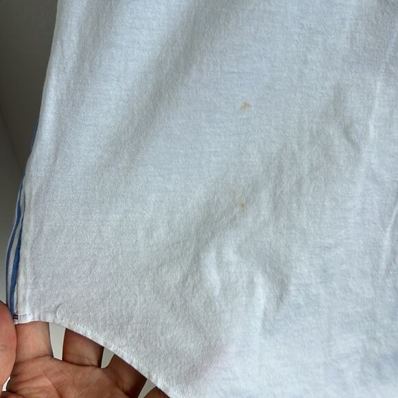 C Mira Mikati Surfing Bike Front Button Collar Blouse Top USA 8 - Picture 5 of 6